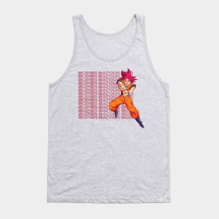 Super Saiyan God Goku Tank Top